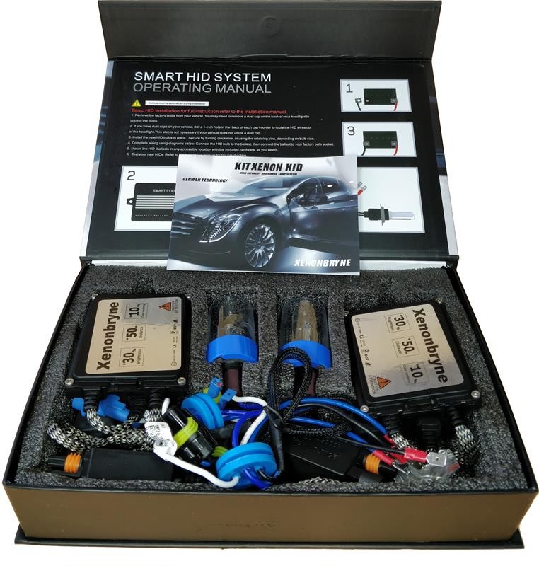 XtremeVision AC HID Xenon Replacement Bulbs - H7 8000K - Medium Blue (1 Pair) (Metal Base