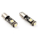 2 x LED SMD T4W Culot BA9S Canbus