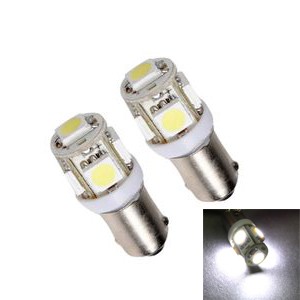 2 x 1 LED SMD H6W Culot BAX9S Canbus